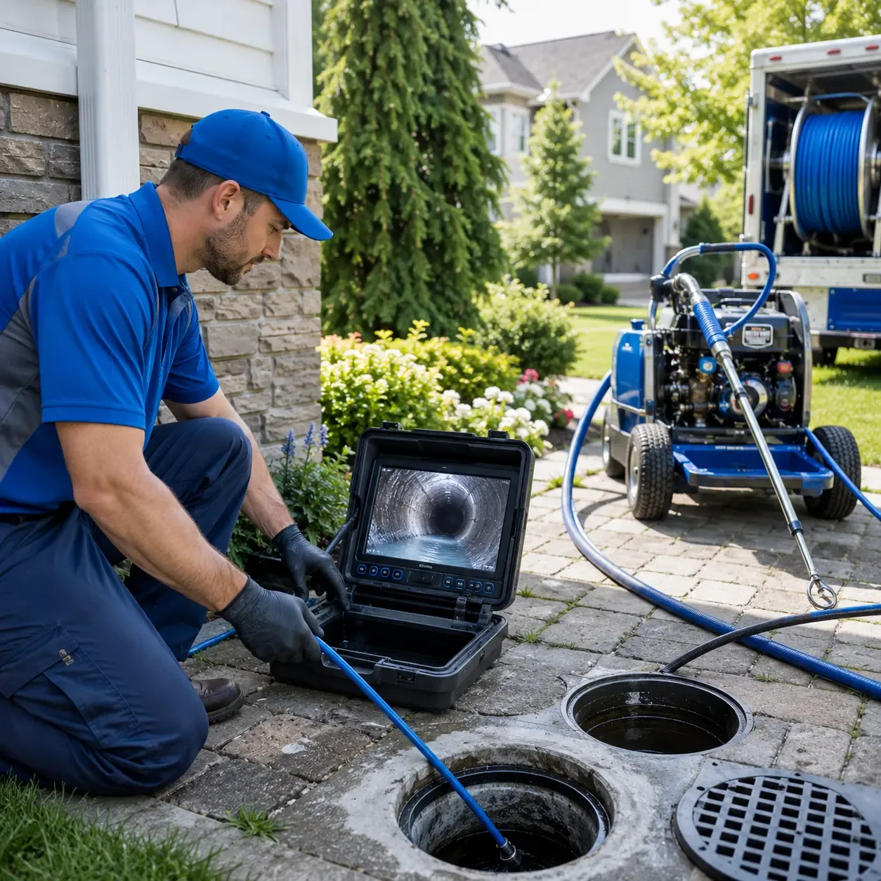Outdoor drain cleaning professionals serving Ravia, OK